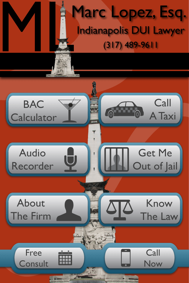 Marc Lopez Law IPhone App